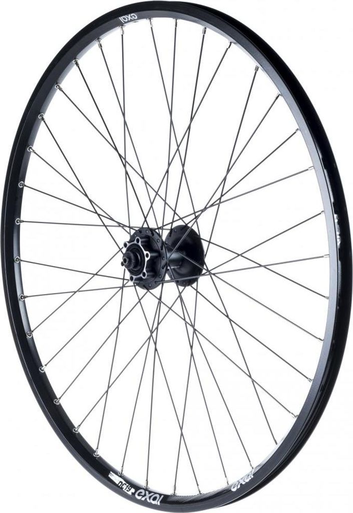 Exal VR DC19 26 Zoll Vorderrad Disc-Laufrad schwarz - stabiler Allrounder für...