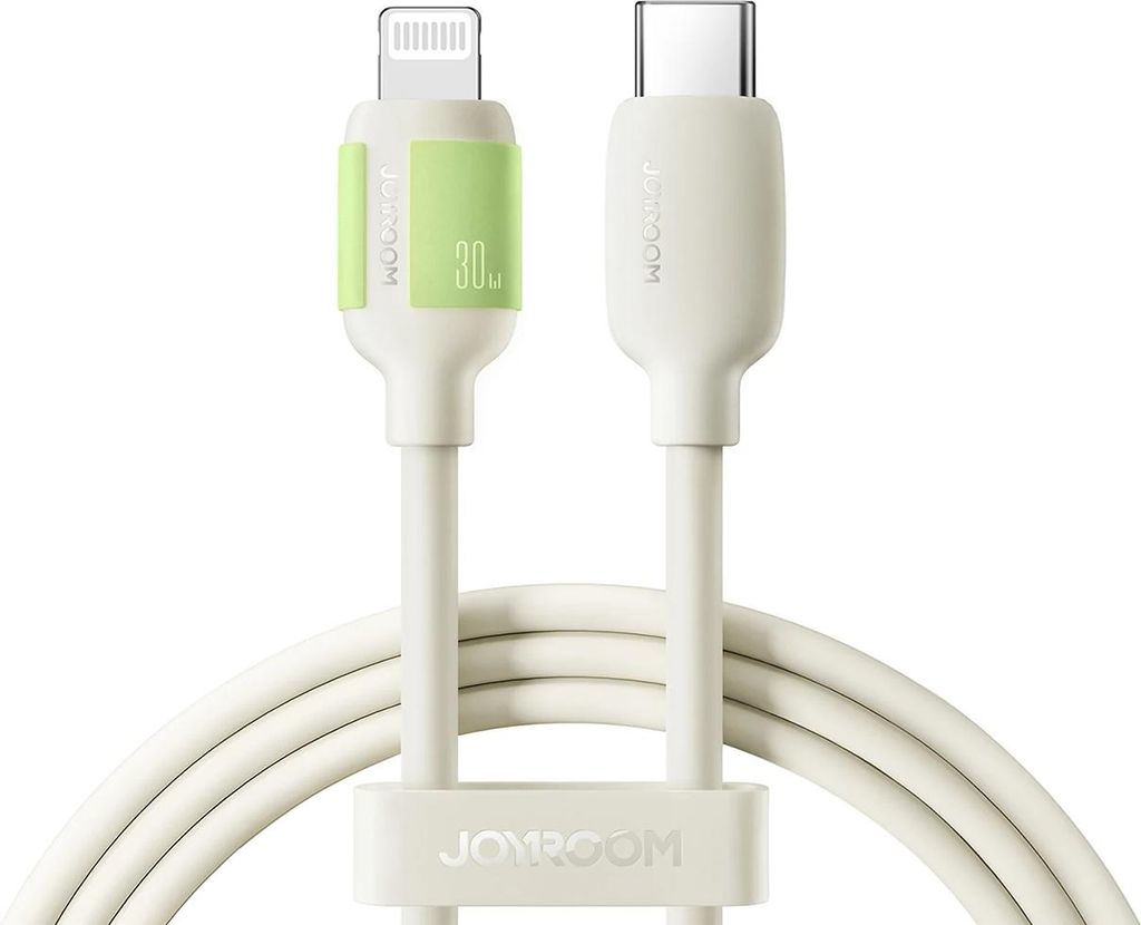JOYROOM USB-C to Lightning Cable Joyroom S-A53, 30W, 3A, 1.2m, Beige