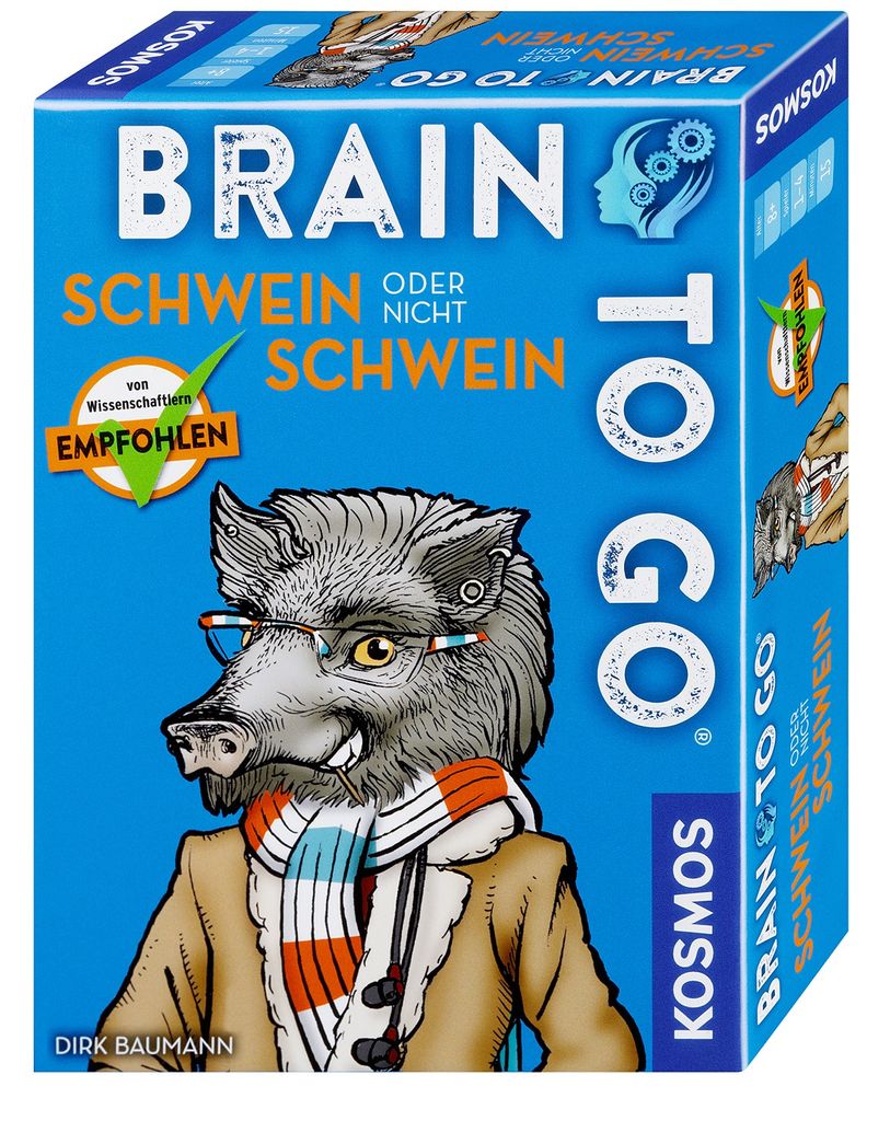 KOSMOS Experimentierkästen|KOSMOS KOSMOS Brain to go - Schwein oder nicht Schwein