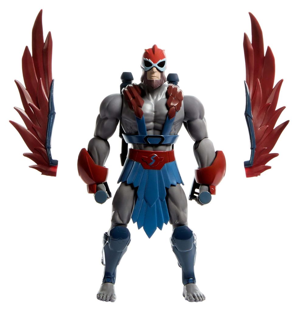 Masters of the Universe Origins 200X Cartoon-Kollektion Stratos ca. 14 cm große Actionfigur, MOTU-Held-Spielzeug, 6 Jahr(e), Mehrfarbig, Kunststoff