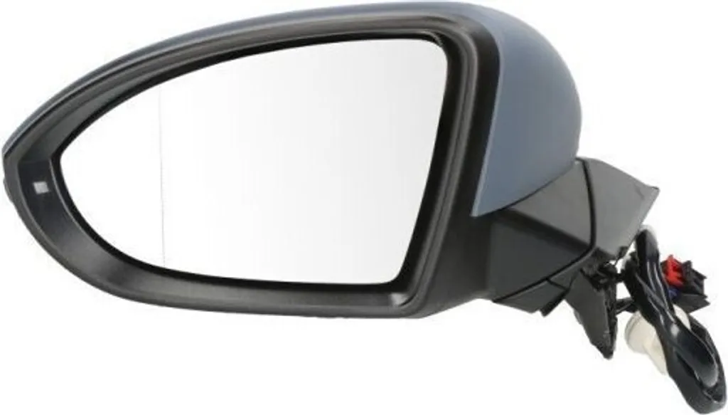 Rétroviseur Extérieur Gauche pour Golf VII et Touran 5T Noir Satiné 9B9