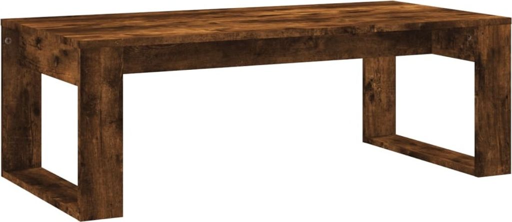 vidaXL Couchtisch Räuchereiche 102x50x35 cm Holzwerkstoff