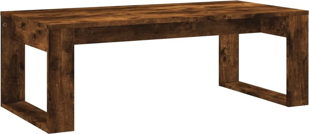 Tavolino Salotto Rovere Fumo 102x50x35 SYFAX™ - Eleganza Artigianale