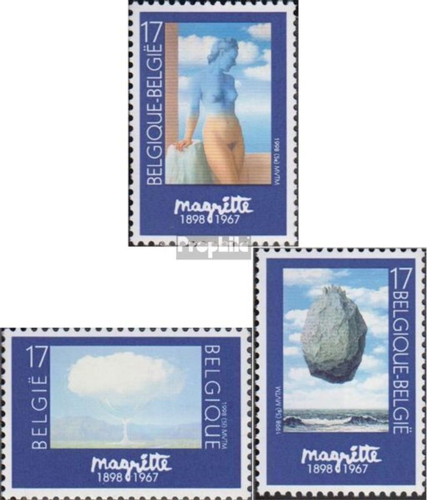 Briefmarken Belgien 1998 Mi 2797-2799 (kompl.Ausg.) Produktbild 