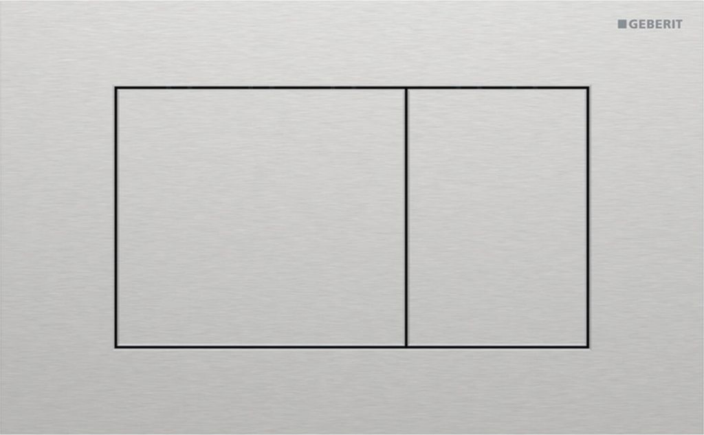 Geberit Sigma 40 Bedienfeld quadratisch Edelstahl gebürstet für Sigma Spülkästen