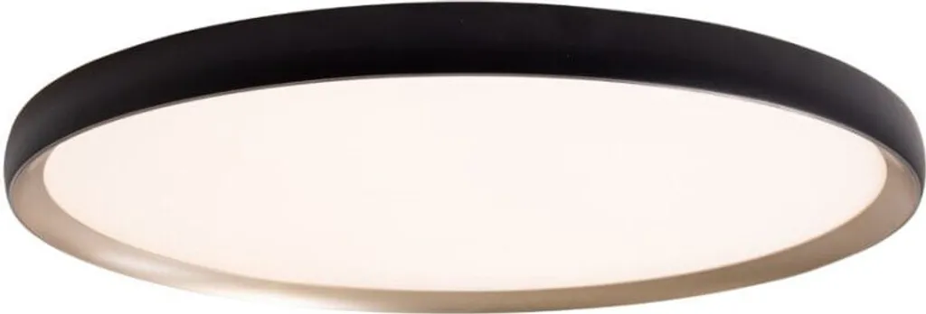 VIK Plafonnier LED 45W 3690lm Blanc Chaud - Design Métal Rond 48cm
