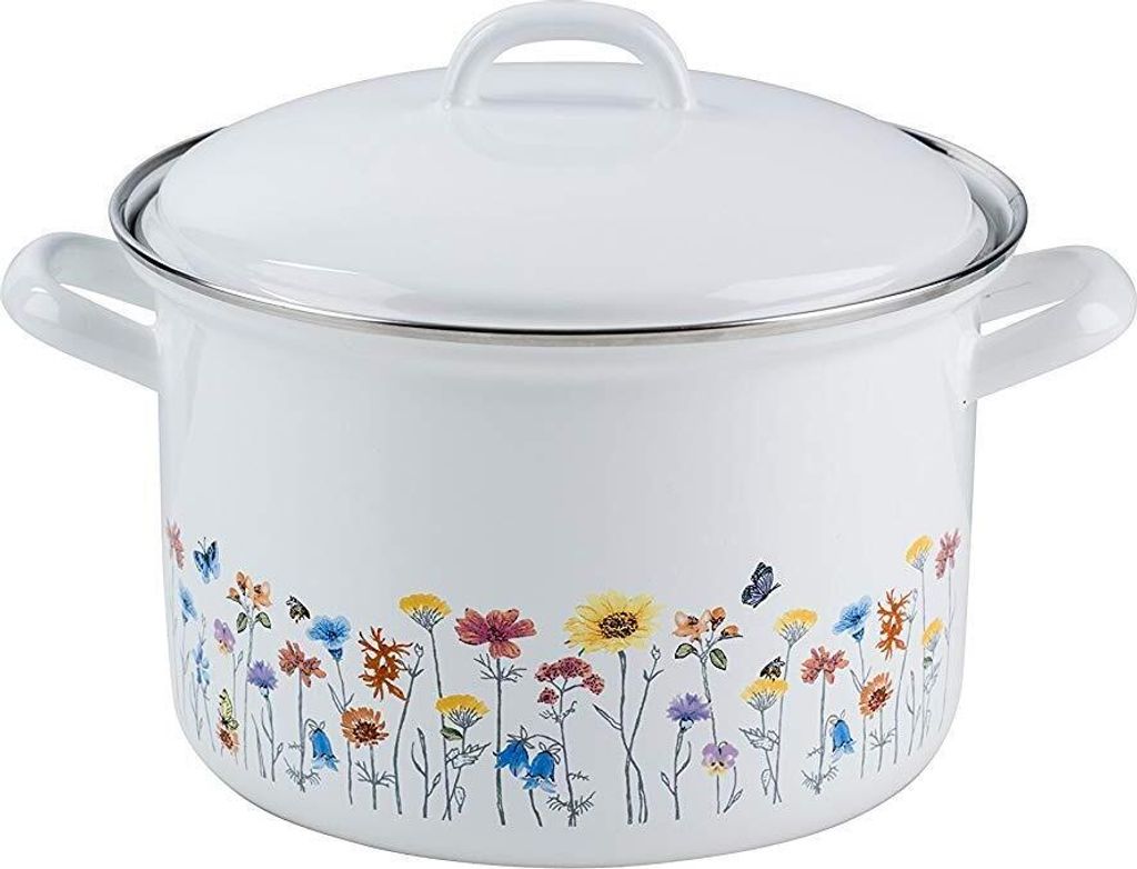 Riess Country Flora garnek do mięsa z pokrywką Ø14cm 1 litr Zdjęcie produktu 