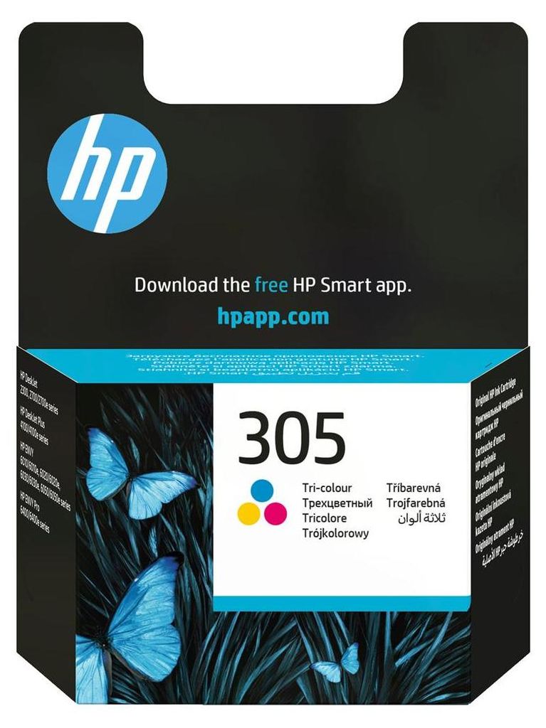 HP 305 Cyan/Magenta/Gelb Original Druckerpatrone, Produktbild 