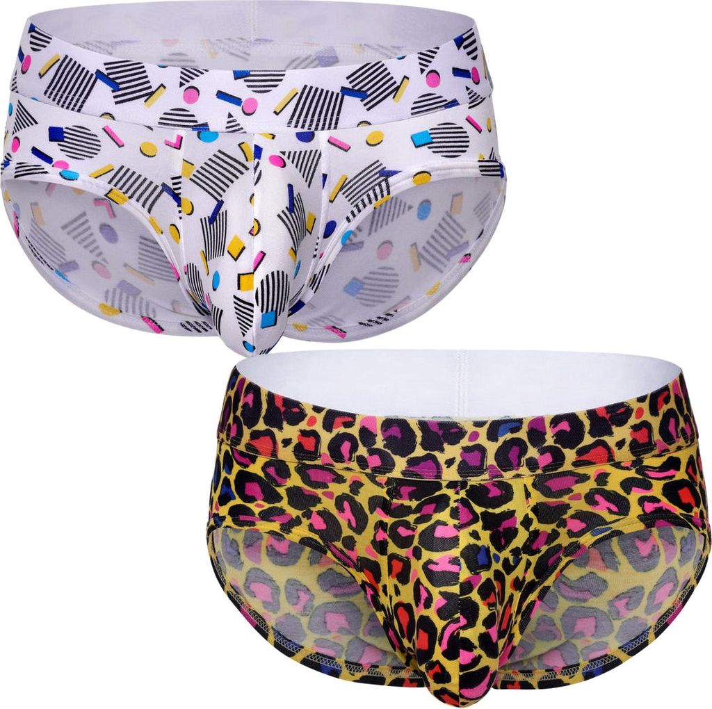 SUKREW Apex Brief Multipack 1x Poppin + 1x Wild - Größe XL