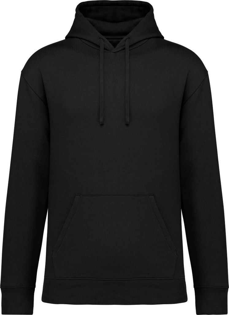 Native Spirit Umweltfreundliches Uni Kapuzen-Sweatshirt mit hängenden Schultern aus gebürstetem M