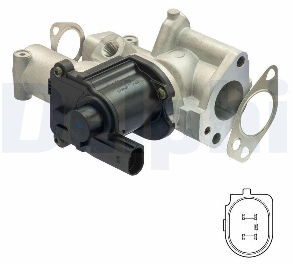 DELPHI EG10509-12B1 AGR-Ventil x