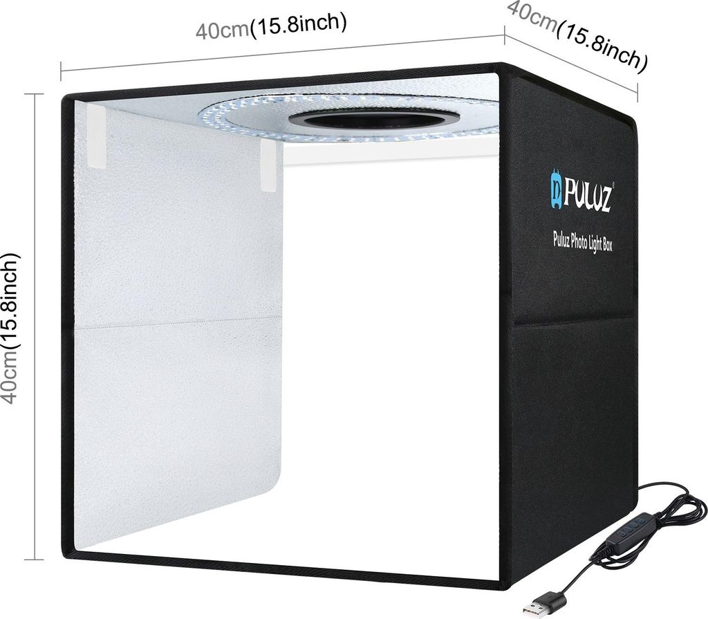 LED Fotografie Lichtkasten Portable Folding 10 Level Helligkeit Adjustable 3200K-6500K Dual Color Temperature Photo Studio Box