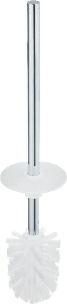 KEUCO COLLECTION MOLL Toilettenbürste mit Griff mit Griff und Deckel verchromt/weiß