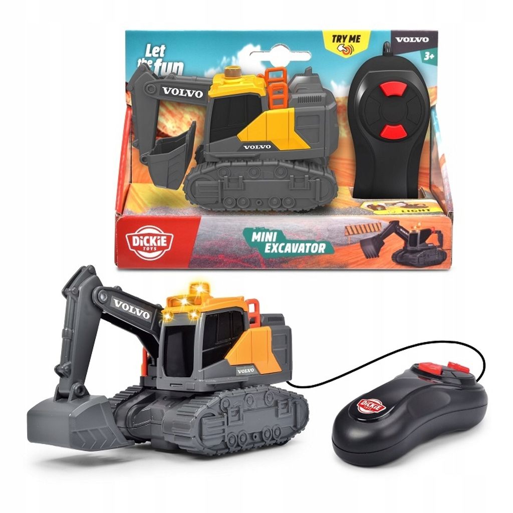 DICKIE Escavatore RC Volvo telecomandato 14 cm Immagine del prodotto 