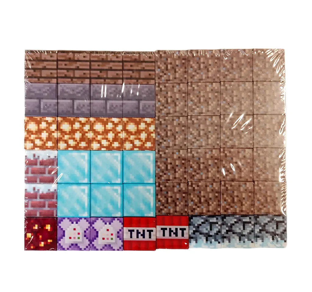 Blocs de construction magnétiques Minecraft Diamond World - Set 50 pcs - 6
