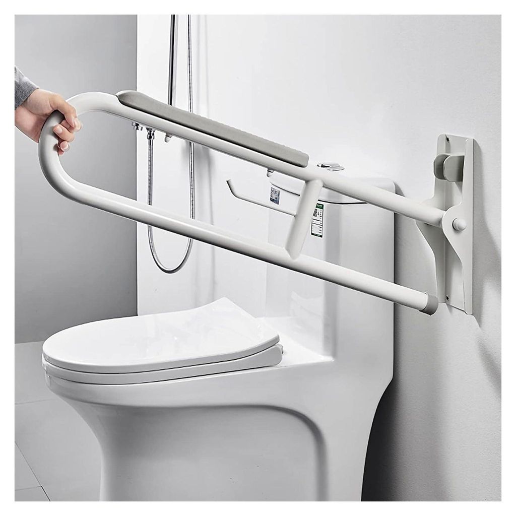 Wandstützgriff klappbar mit Toilettenpapierhalter