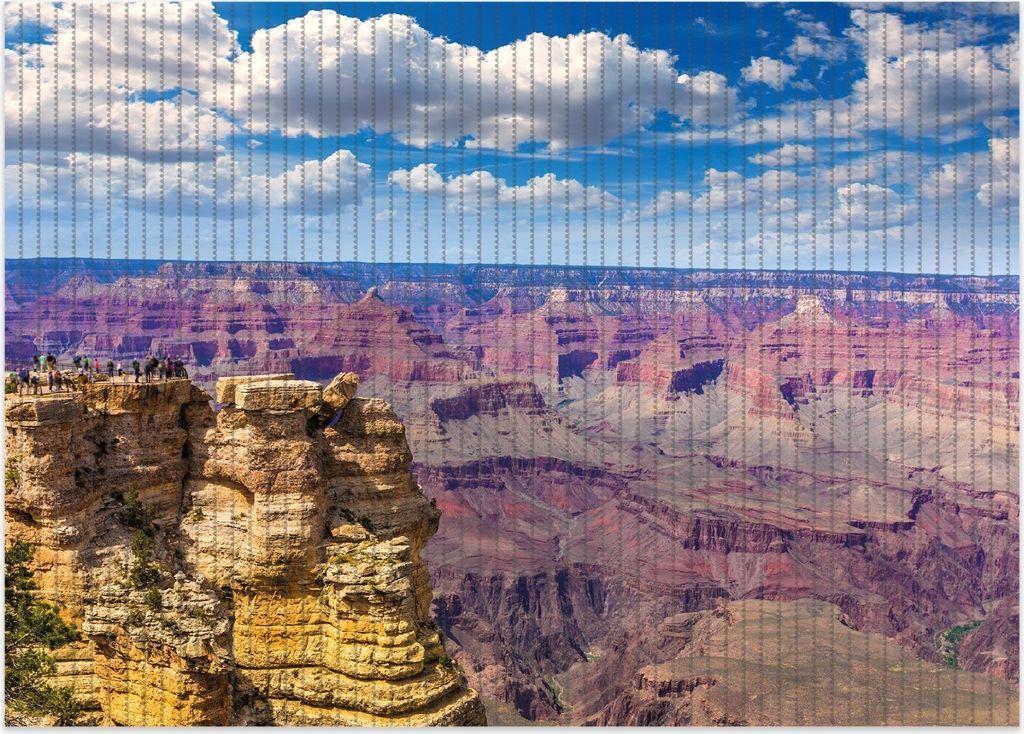 Wallario Duschmatte Antirutschmatte Badmatte Fußmatte Felsenschlucht im Grand Canyon Park Arizona, Größe ca. 70 x 50 cm
