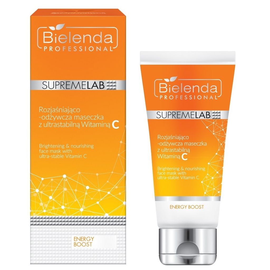Bielenda Aufhellende & Nährende Gesichtsmaske mit Produktbild 
