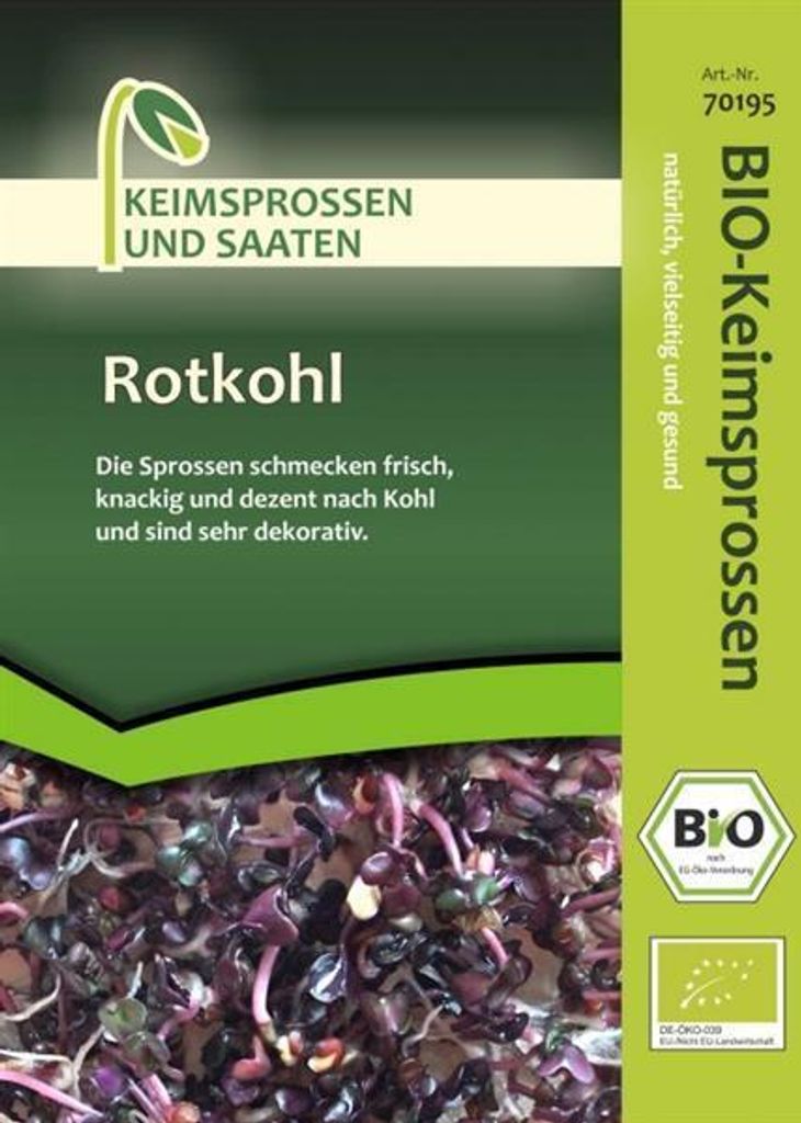 Keimsprossen Rotkohl Produktbild 