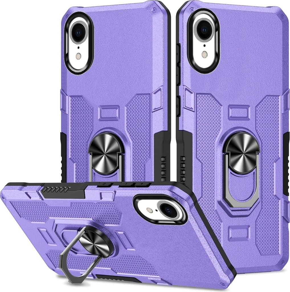 iPhone XR Hülle, Dual Layer Robuste Rüstung Ringhalter Produktbild 