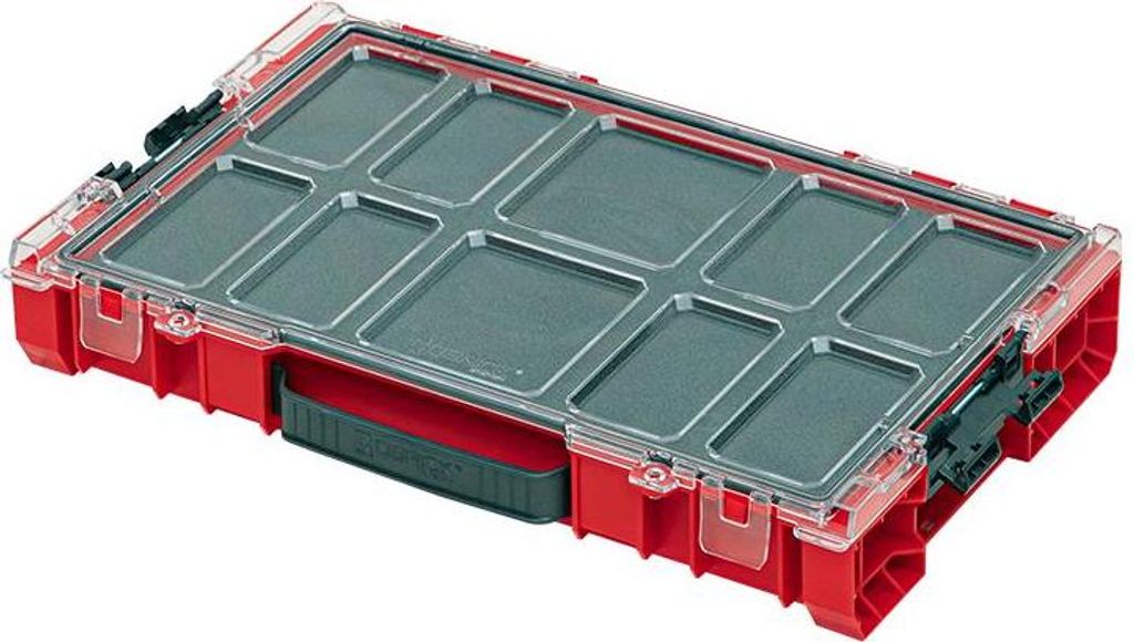 Qbrick System PRO 100 MFI RED ULTRA HD Organizer 452 x 296 x 79 mm 5 l stapelbar IP54
