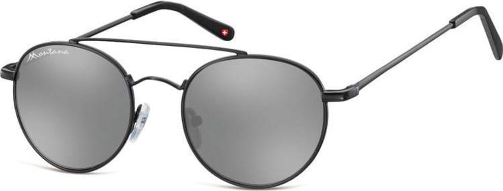 Kinder 36 Jahre alte Gummi polarisierte Sonnenbrille mit Gummiband POLJR71 schwarz