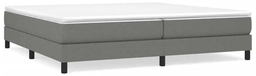 vidaXL Boxspringbettgestell Dunkelgrau 200x200 cm Stoff Produktbild 