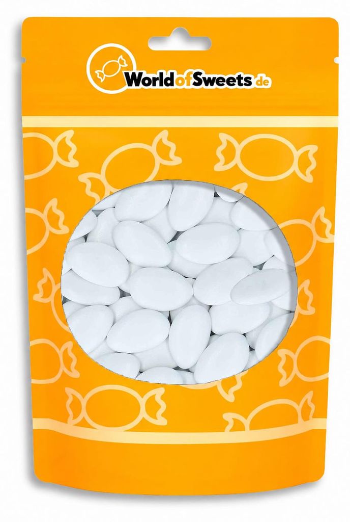 agilus dragees Chocomandis weiß 350g Produktbild 