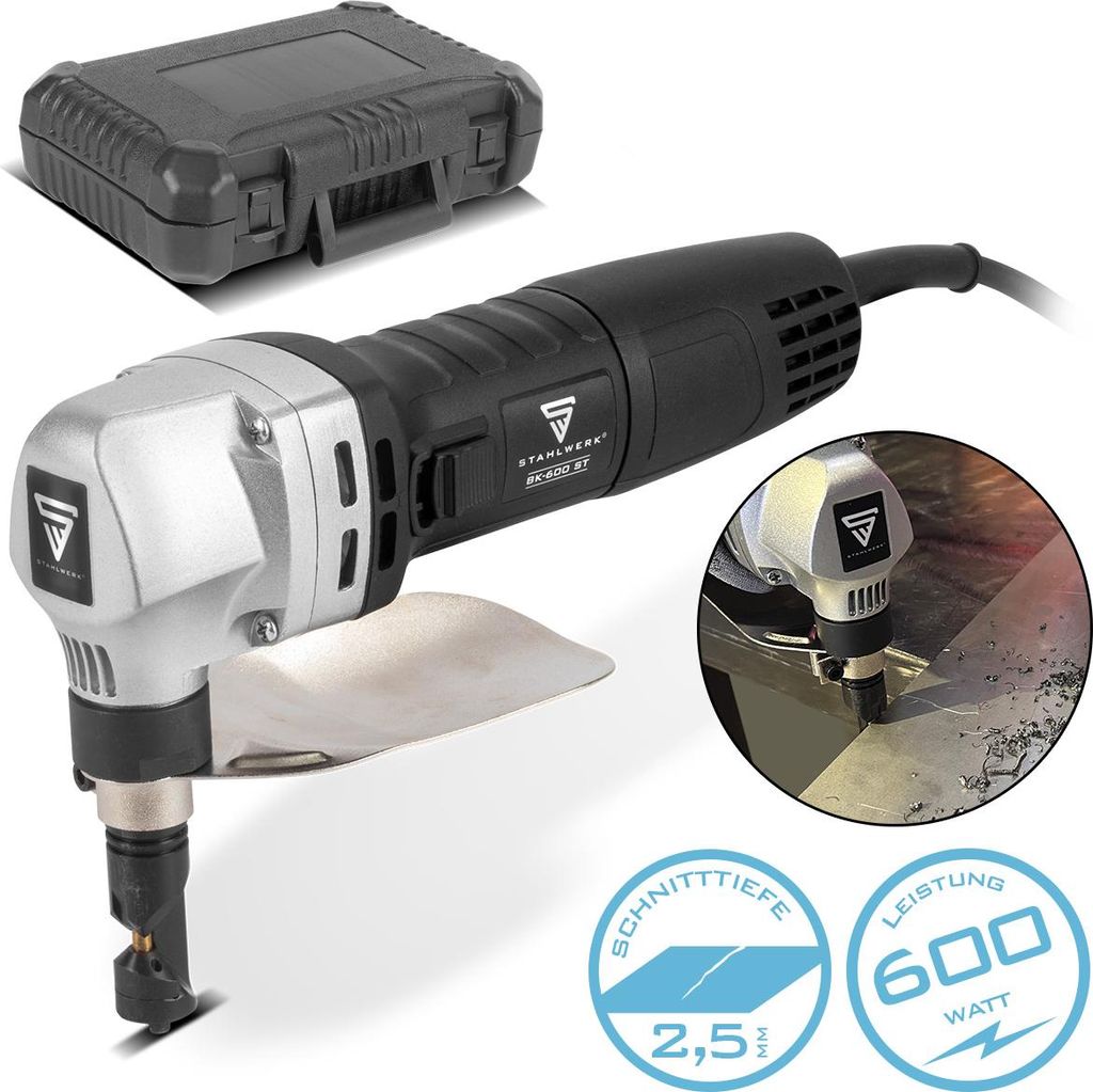 Nożyce do blachy STAHLWERK BK-600 ST o mocy 600 W i Zdjęcie produktu 