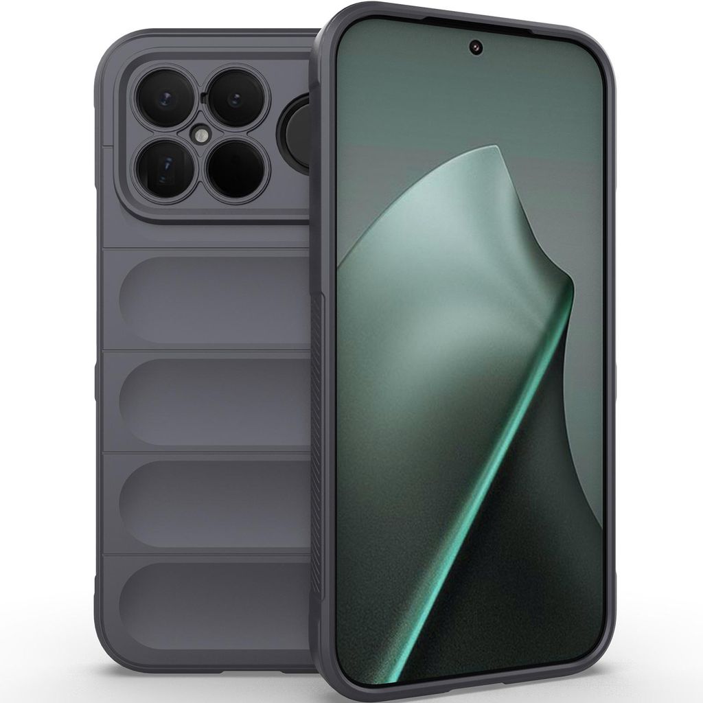 Handyhülle für Xiaomi Poco F8 Ultra/Redmi K90 Pro Max Weich TPU Silikon Stossfest Anti-rutsch Hülle Dunkelgrau