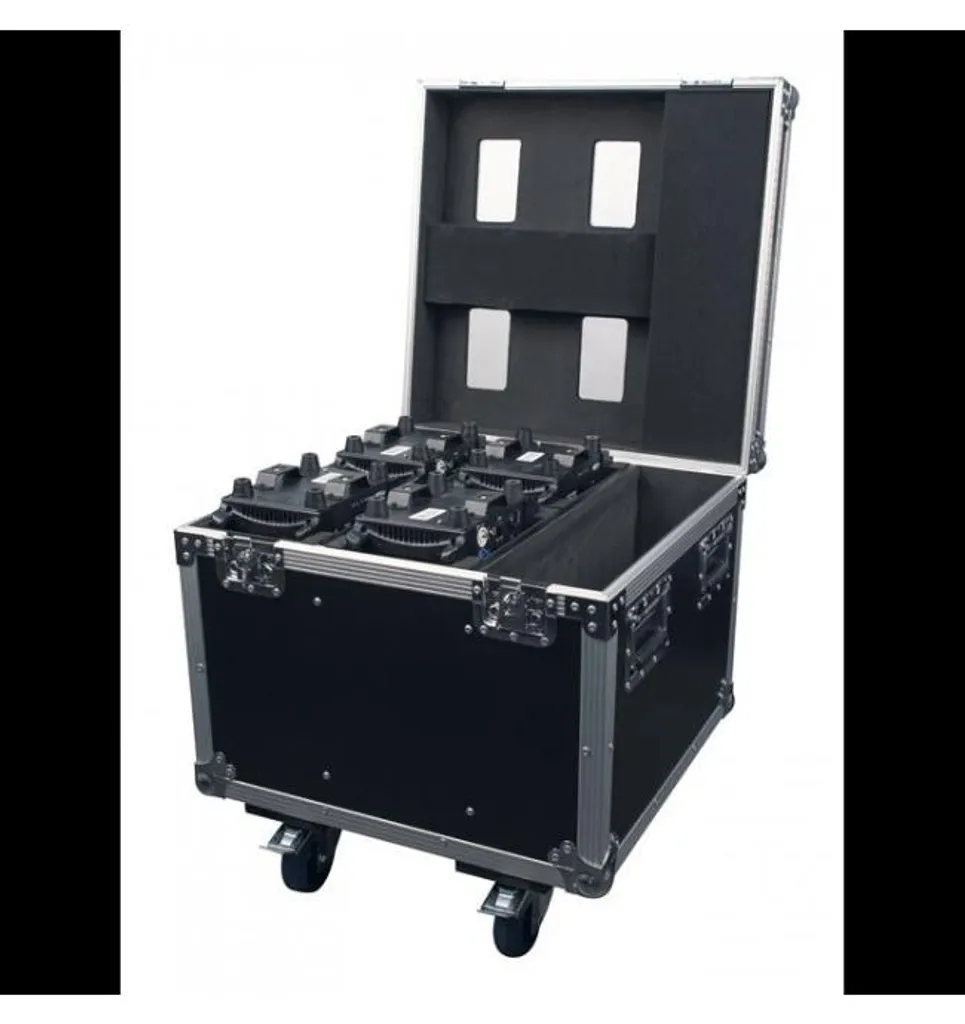 Flightcase Showtec pour 4 Shark Wash Zoom Two, Spot Two et Beam One - 7