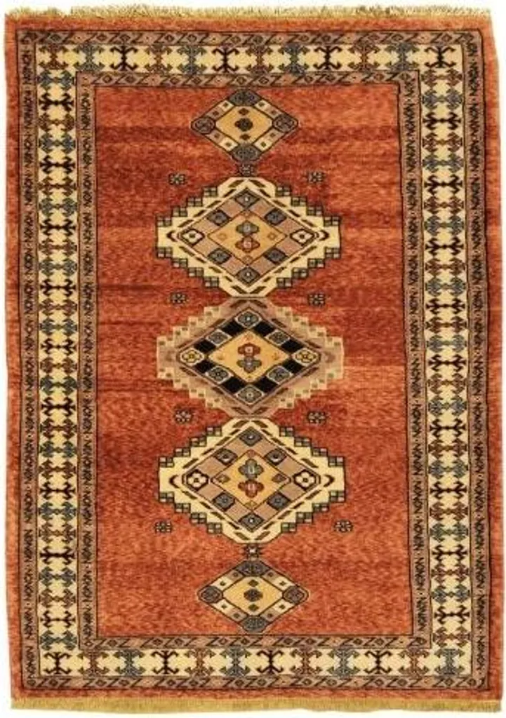 Tapis Lahore Antique 130x175 cm - Sol Froid ? Optez pour ce Tapis Chic