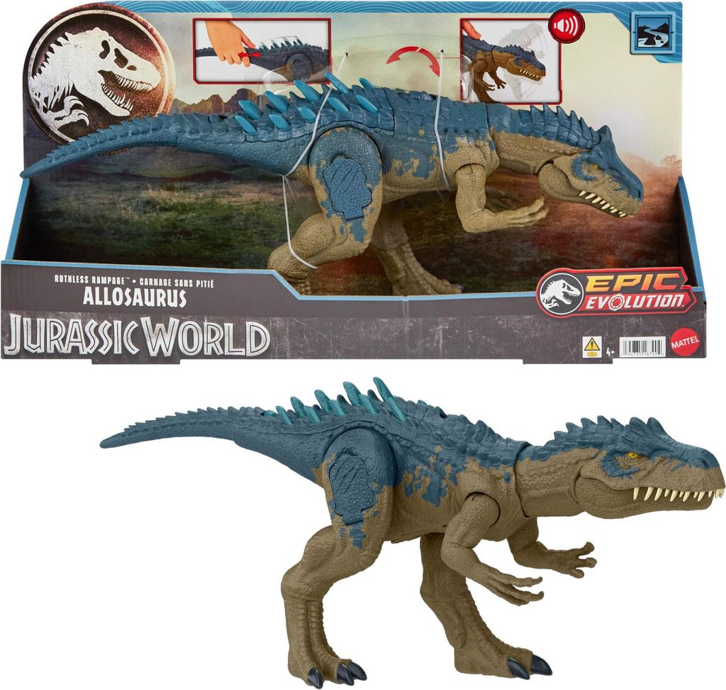 Jurassic World Ruthless Rampage Allosaurus (STVD) - SIOC