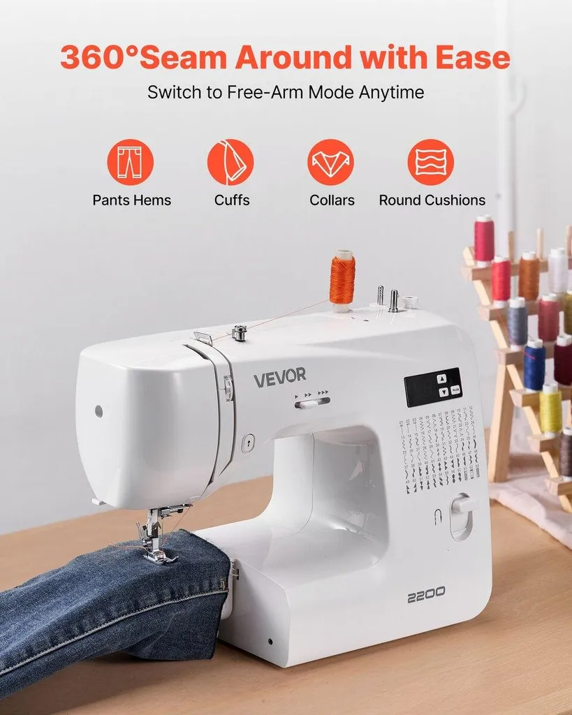 Machine à coudre électronique 60 programmes pour couture créative