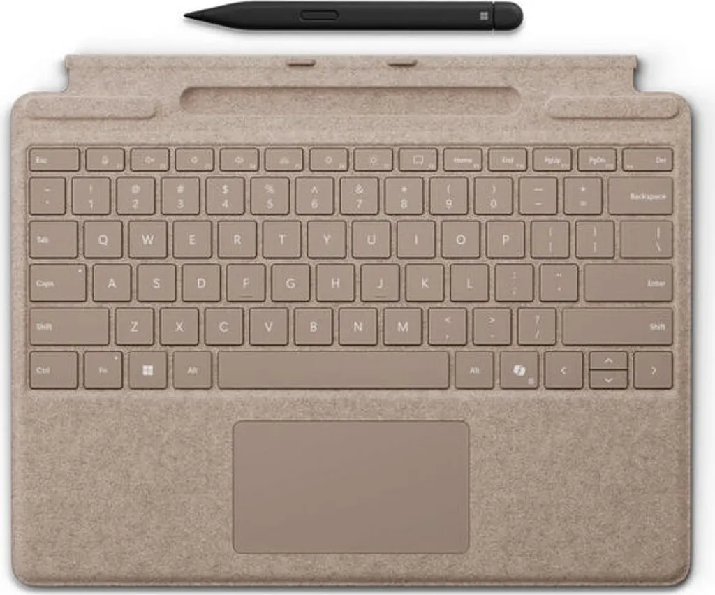 Clavier Microsoft Surface Pro Sable 8X6-00156 idéal pour le Nomade