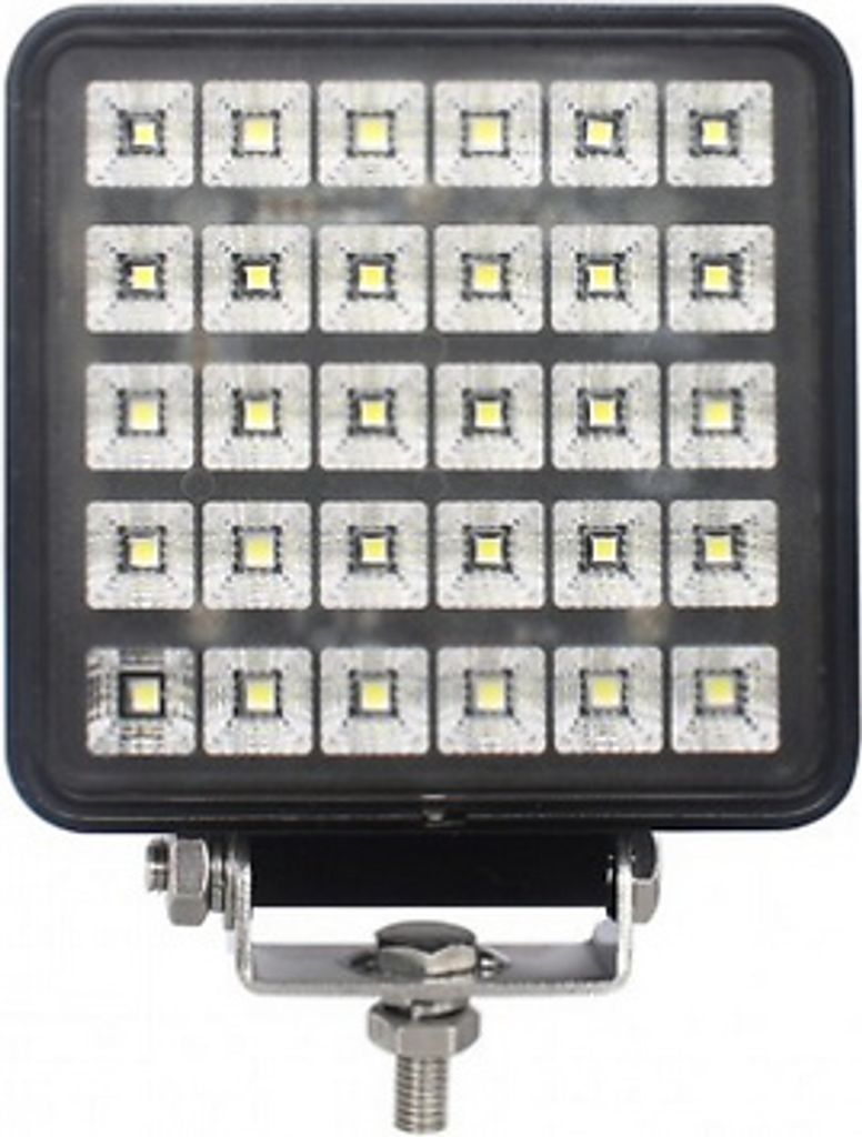 LED-Arbeitsscheinwerfer 30x LED quadratisch mit Schalter Produktbild 