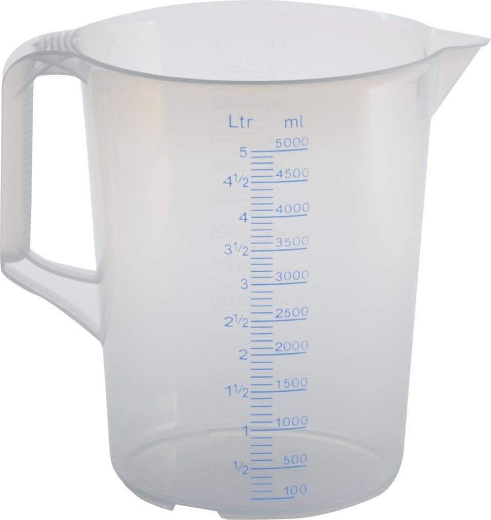 Hünersdorff Messkanne 5000ml Polypropylen Durchmesser 203 x Produktbild 