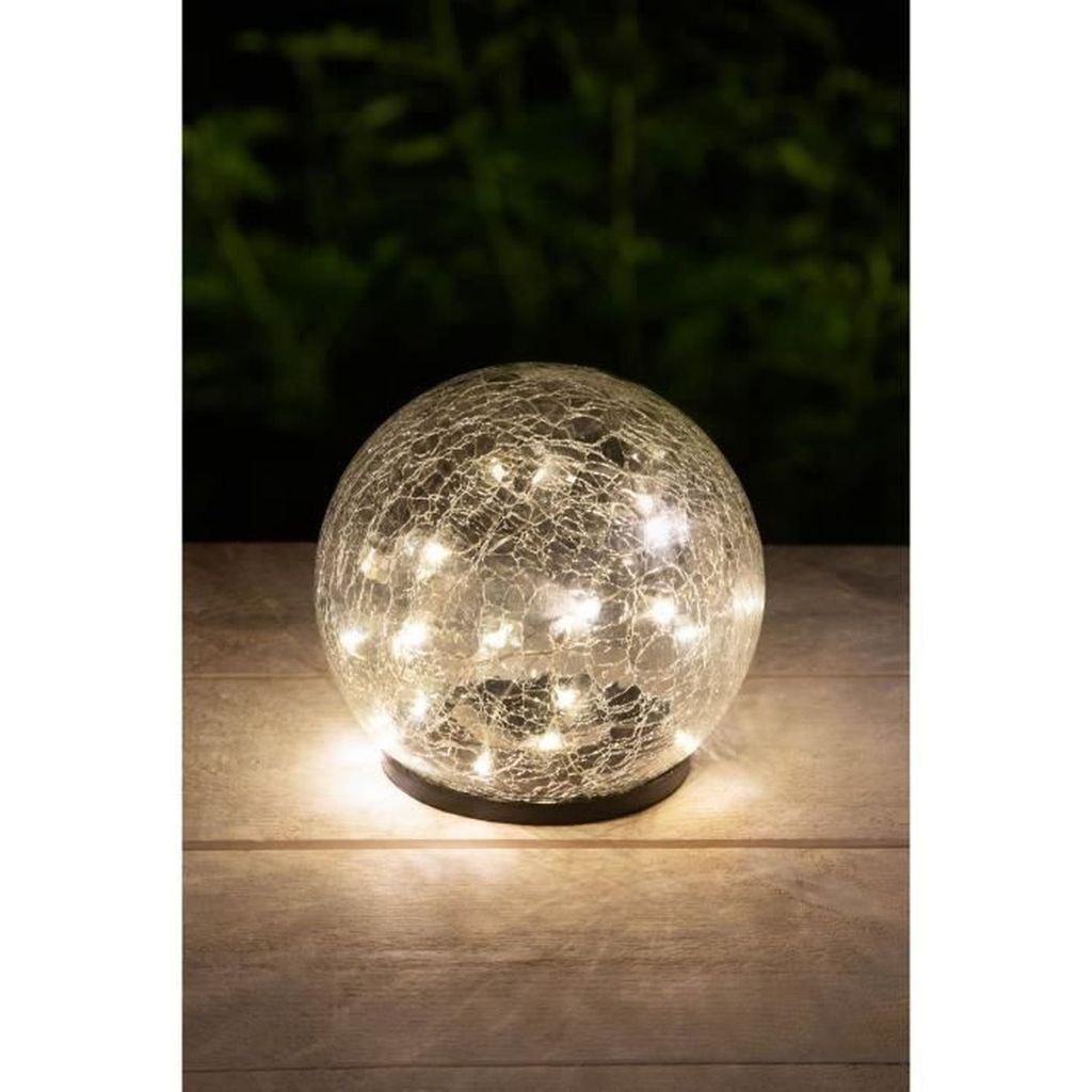 Globo solare GALIX - effetto vetro rotto Ø 15 cm - 25 LED Immagine del prodotto 