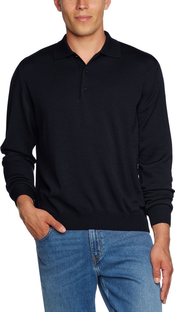 Maerz Muenchen Maerz Muenchen Pullover Polokragen, Knopf Produktbild 