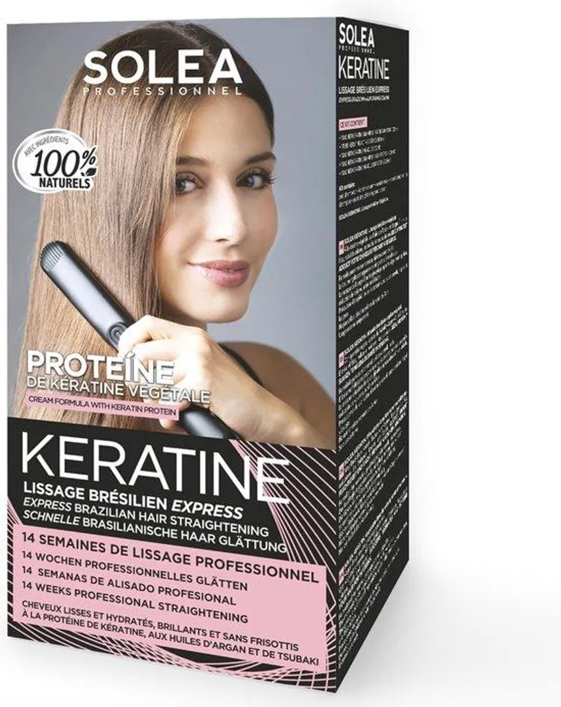 Obtenez des cheveux lisses avec le kit lissage kératine pro 14 semaines