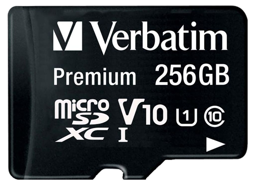 Verbatim Premium U1, 256 GB, MicroSDXC, Klasse 10, UHS-I, Produktbild 