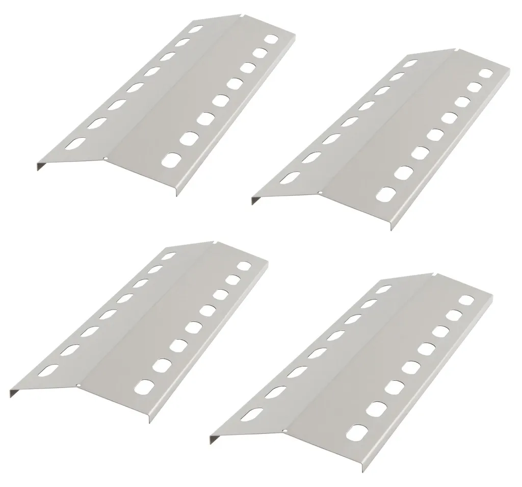 Évitez les flammes soudaines avec le cache-brûleur inox BBQ-Toro - 4 pcs