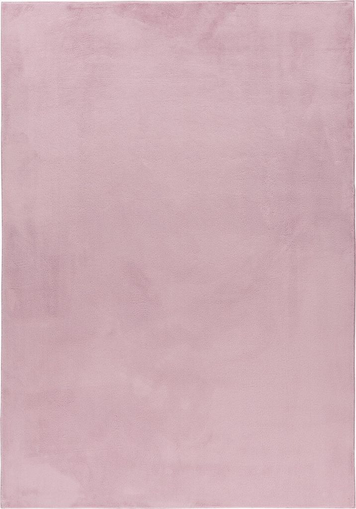 Pouffy teppich fluffy hochflor rechteckig 200x290cm rosa