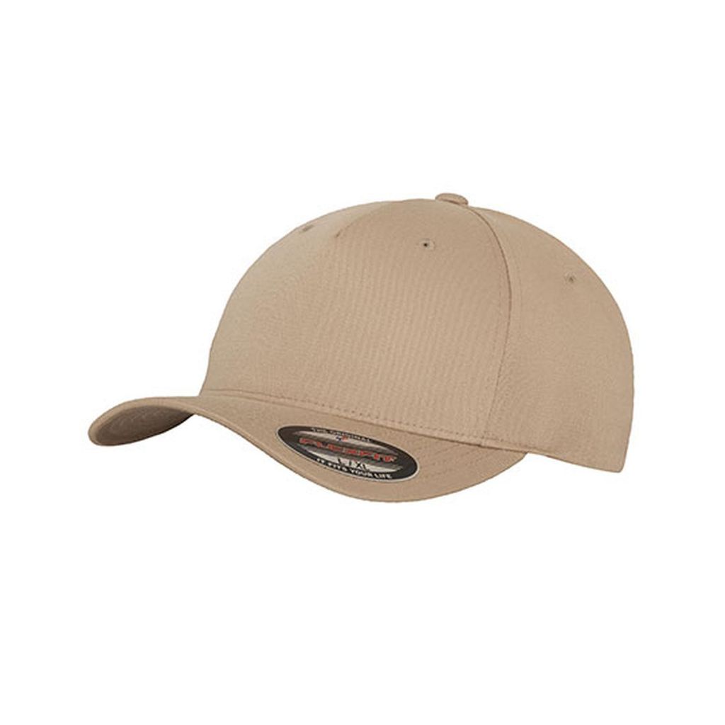 Urban Classics Flexfit 5 Panel Cap Herren Basecap Einfarbig, Größe: S/M; Farbe: Khaki