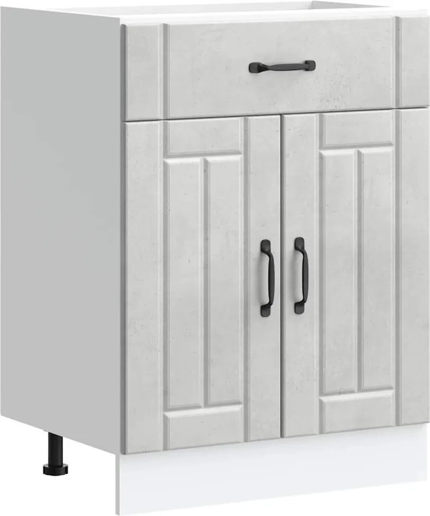 SYFAX™ Base da Cucina Lucca Grigio Cemento in Legno Multistrato