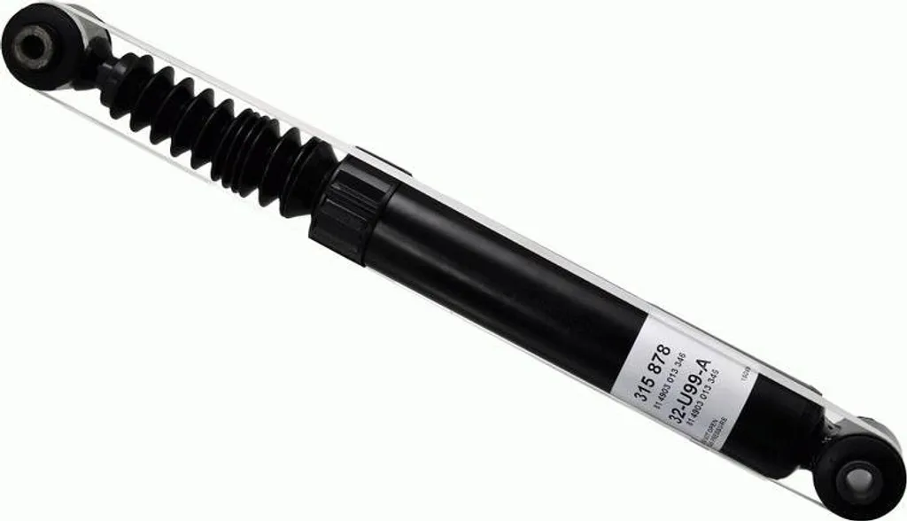 Amortisseur arrière à gaz SACHS pour 208 compatible avec 9678823180