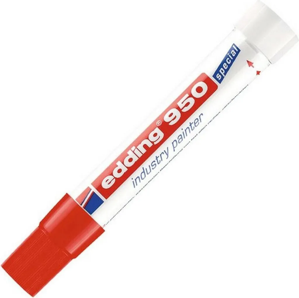 Edding 950 Industry Painter Rosso 10mm | Stock 10 Marcatore a Pasta