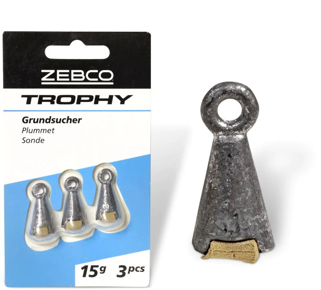 Zebco Grundsucher mit Kork 20g 3Stück NEW