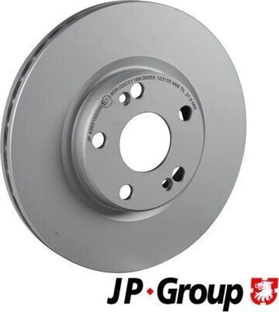 Disque de frein anti-vibration pour essieu avant Scenic 1