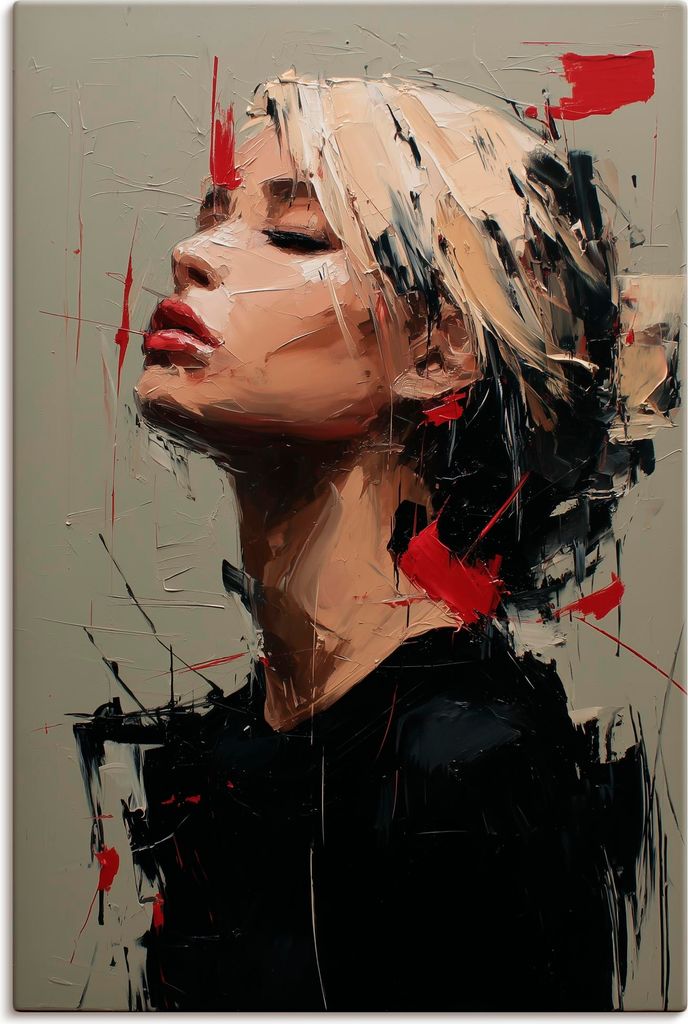 ARTland Leinwandbild Fierce Serenity I Größe: 60x90 cm